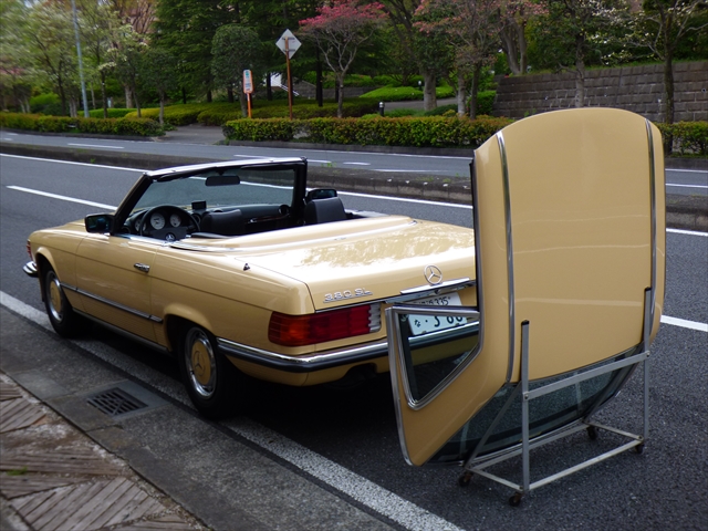 Mベンツ107専門ランド-380SLリサイクル.一台丸ごと部品販売-税込み価格