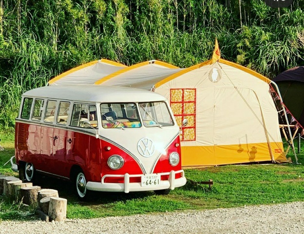 VW ワーゲンバス テント タイプ2 キャンプ フォルクスワーゲン 空冷 念願のワーゲンバスでキャンプ・・・ – ZOOM CAR COLLECTION BLOG